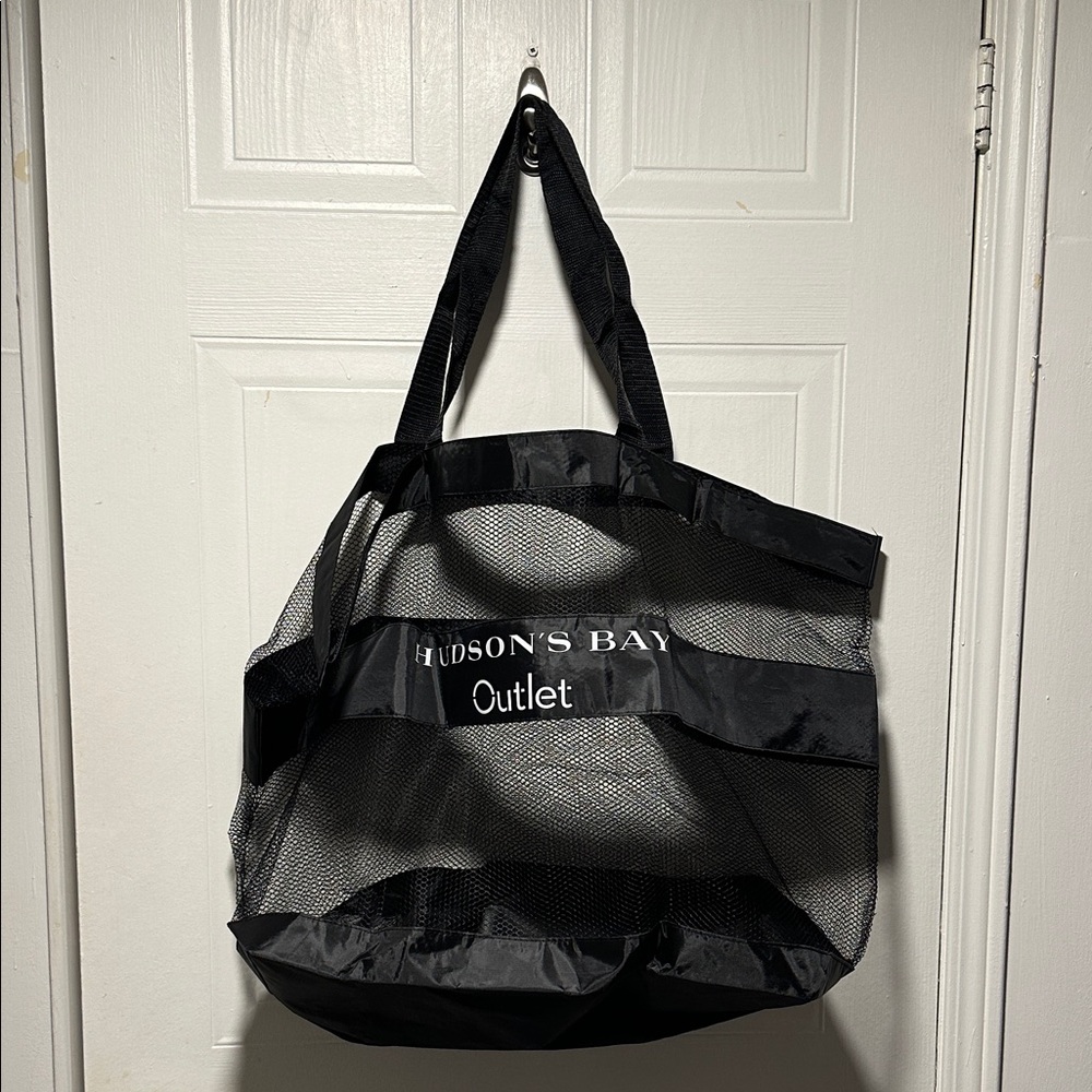 Hudson Baby Black Mesh Tote Bag